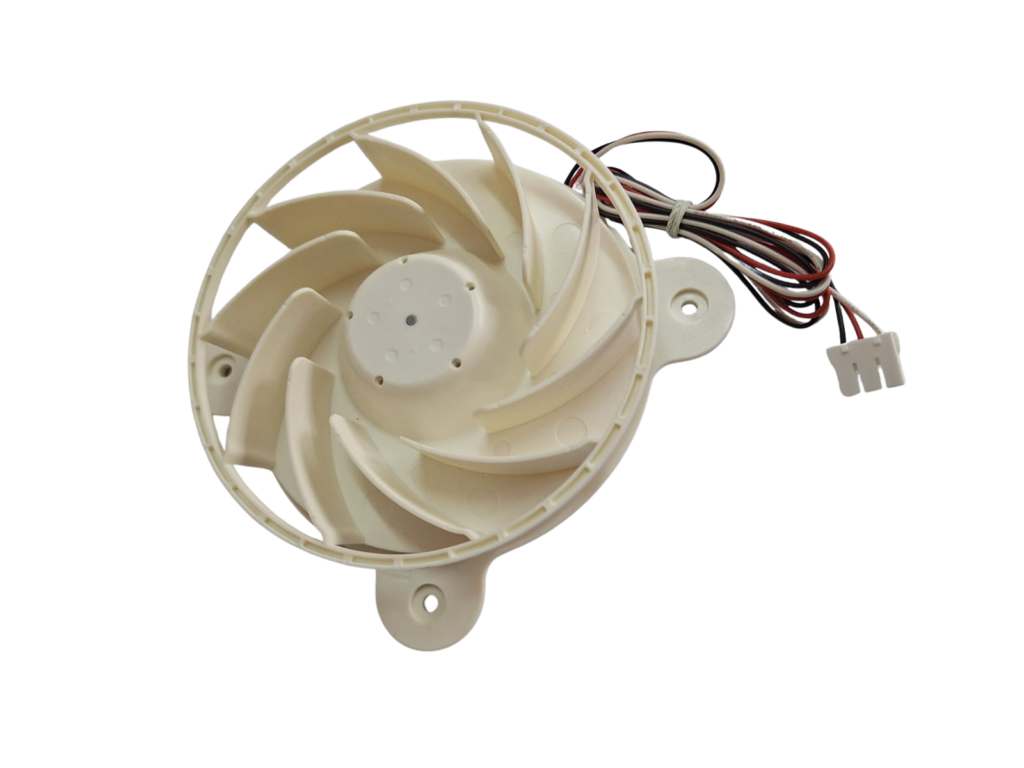 Samsung fridge/freezer evaporator fan motor - front
