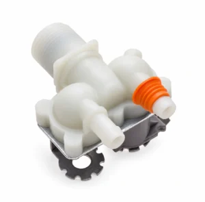 Samsung cold water inlet valve with orange rubber sleeve and mounting bracket