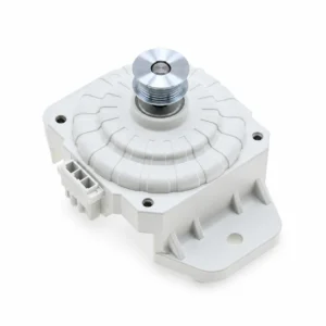 LG EAU63603501 washing machine motor assembly with drive pulley